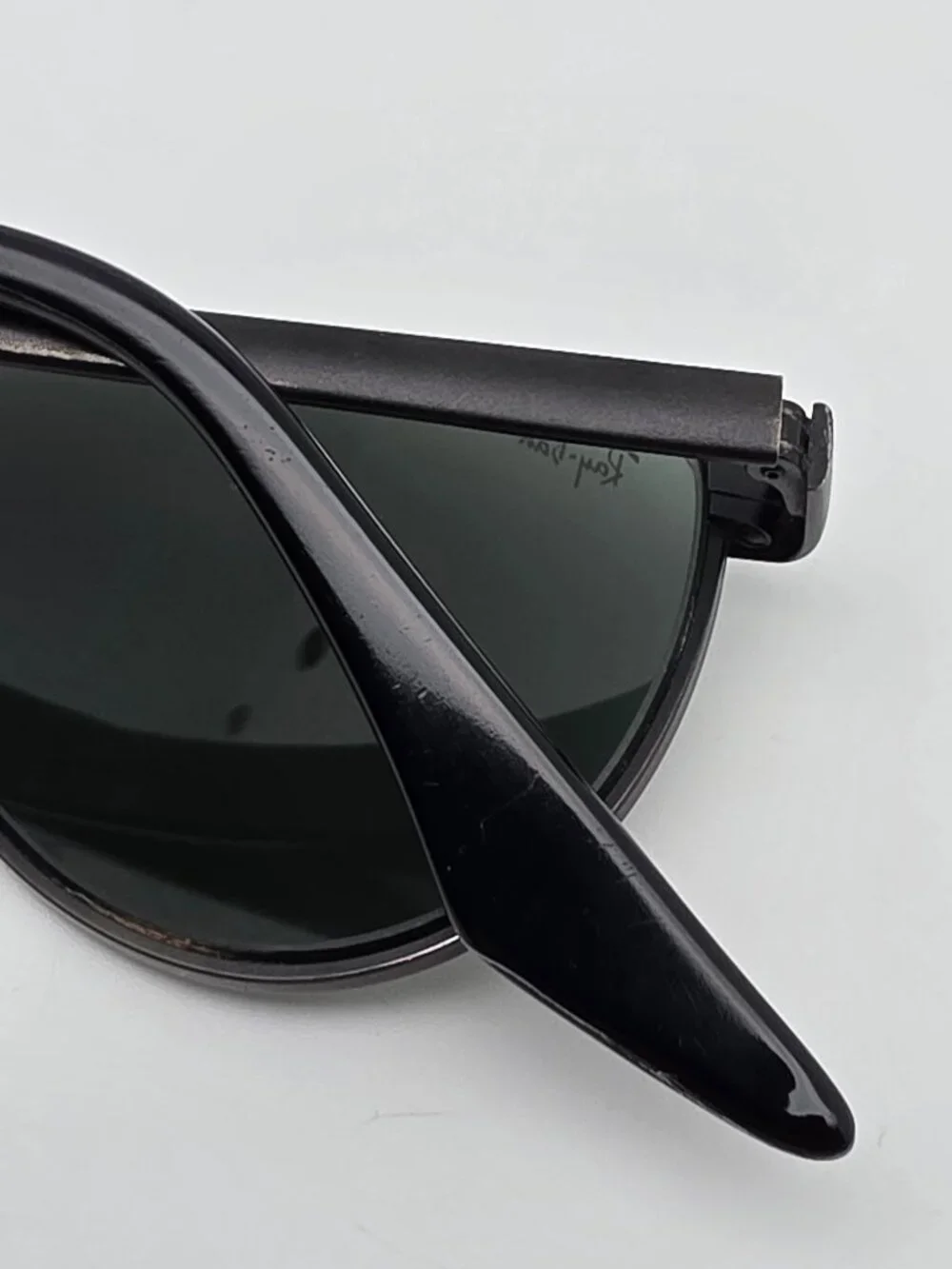 Ray-Ban B&L W2193 Gridlock Black Chrome Frame G-15 Green Glass Lens Sunglasses
